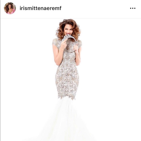 SHERRI HILL COUTURE GOWN - Picture 3 of 4